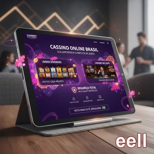 Ilustração de Explore o aplicativo cassino eell para uma experiência imersiva